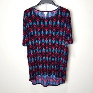 Lularoe Irma top multicolor arrows sz-small